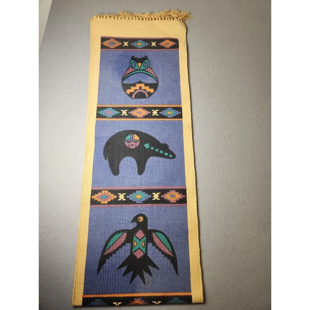 El Paso Saddle Blanket Co Southwest Heavy Cotton Table Runner 6ft 1-inch